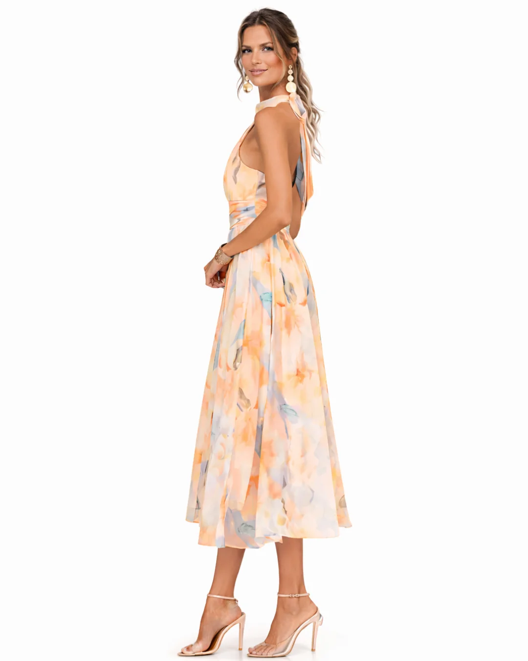 Costanza | Abito Midi Floreale Elegante