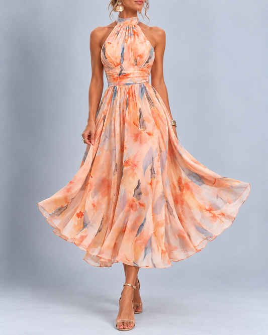 Costanza | Abito Midi Floreale Elegante