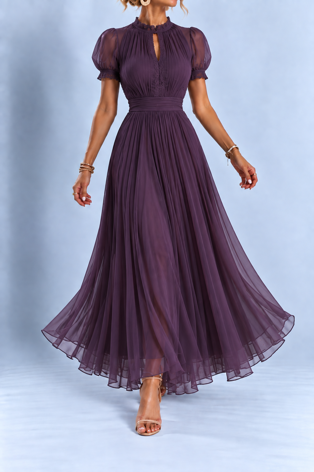 Ottavia | Abito Lungo Elegante in Chiffon