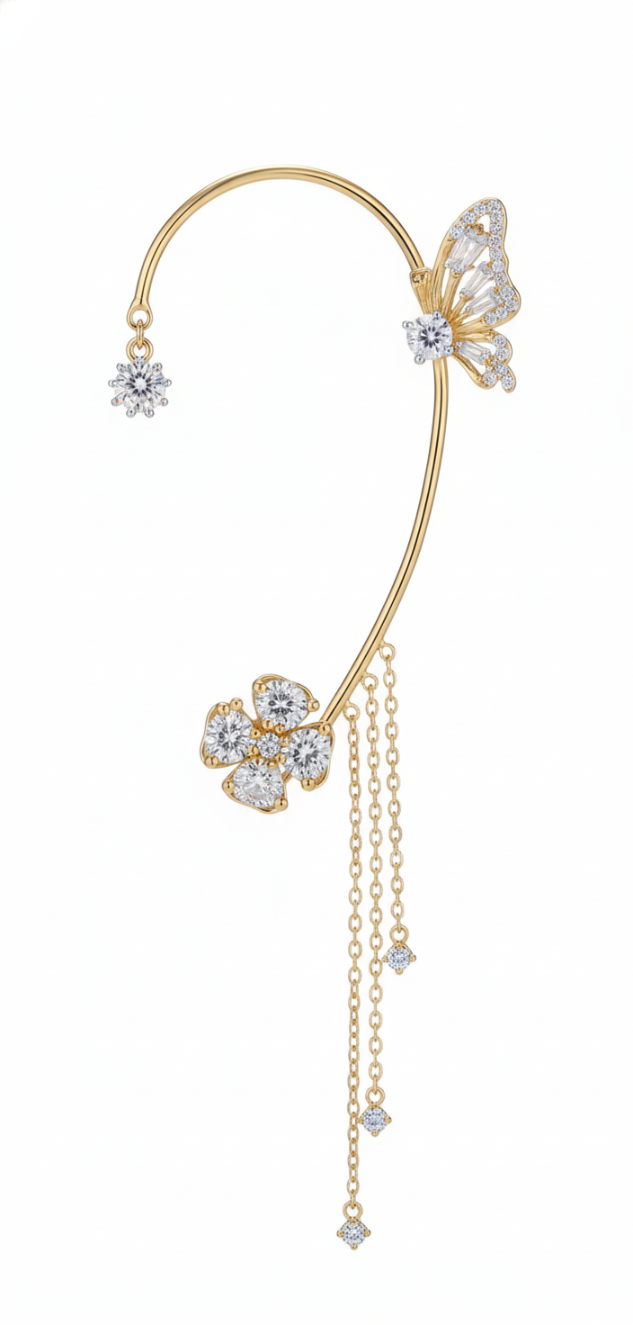 Ear Cuff Sogno di Farfalla