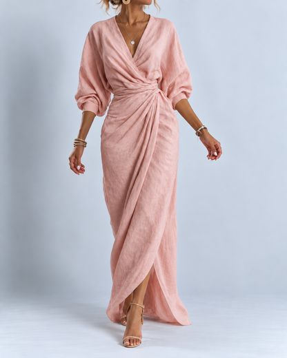Zelmira | Abito Lungo Elegante Drappeggiato
