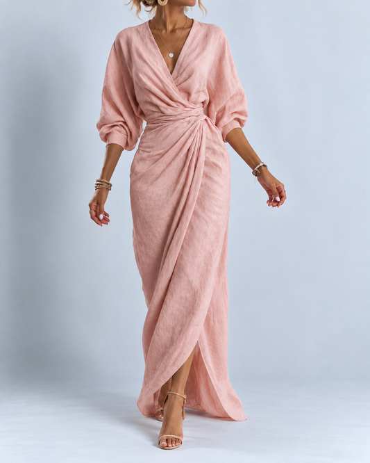 Zelmira | Abito Lungo Elegante Drappeggiato