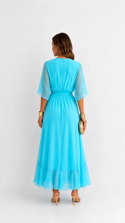 LÉA | Abito Maxi in Chiffon