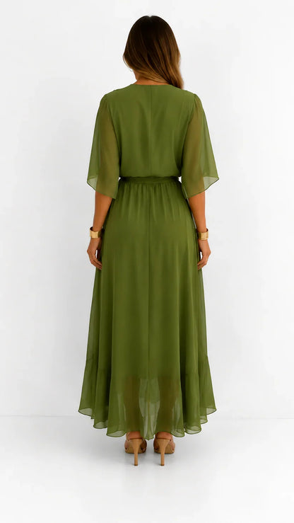 LÉA | Abito Maxi in Chiffon