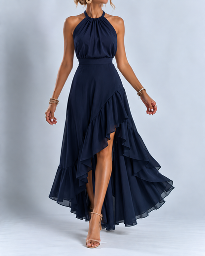 Nerissa | Abito Lungo Elegante con Scollo Halter