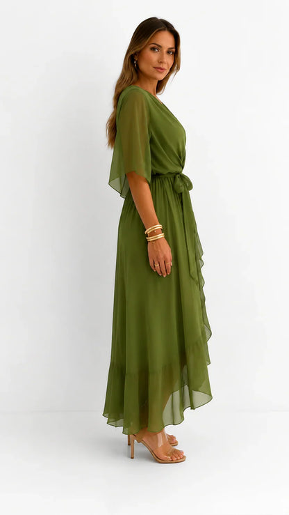 LÉA | Abito Maxi in Chiffon