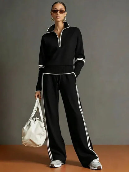 Benedetta | Completo Casual con Felpa a Righe