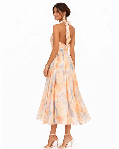 Costanza | Abito Midi Floreale Elegante