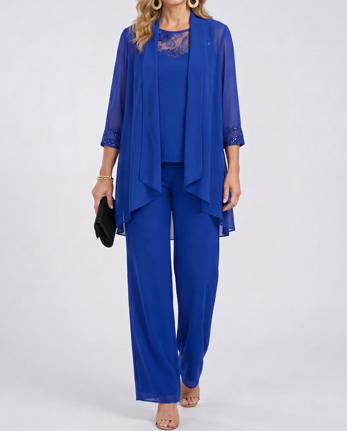 Dafne | Completo con Giacca Fluida e Pantaloni Palazzo