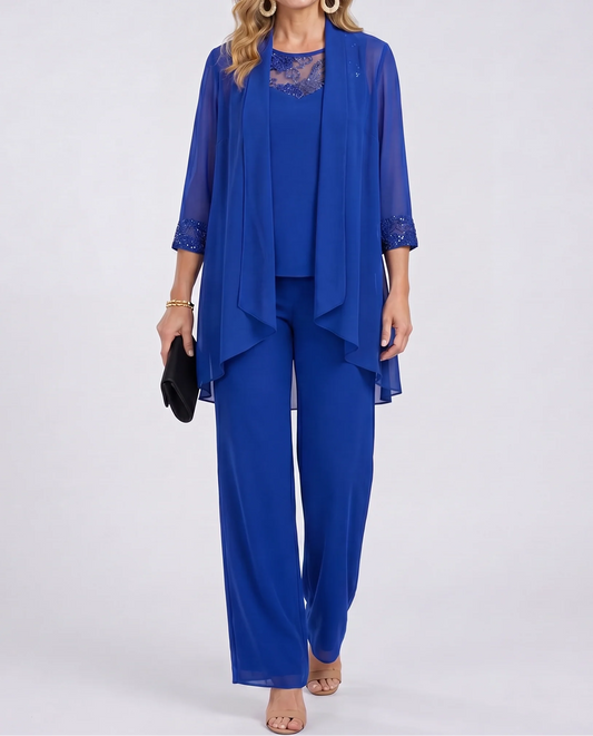 Dafne | Completo con Giacca Fluida e Pantaloni Palazzo