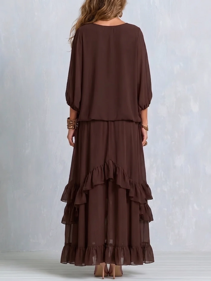 Celestina | Completo Elegante con Volant